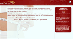 Desktop Screenshot of drsdietofky.com